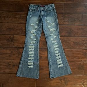 NWT G.S Jeans Gallopstar - Size S, Bell Bottom, distressed look